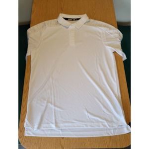 Adidas climalite iconic polo new sz M white $65